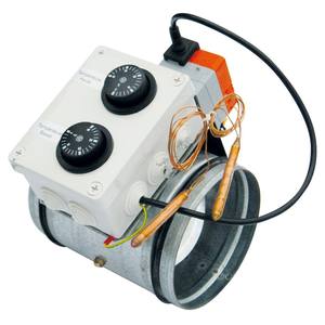 3JW 165660 VIM RETD 160 Motorized Damper Bypass for Canadian Well <b>HVAC</b> <b>Systems</b> <b>Part</b> - Product Image 1