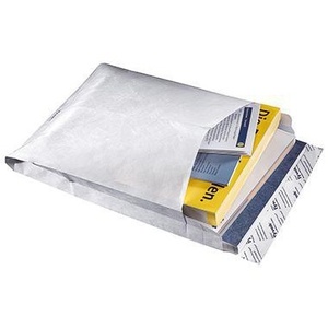 55g/m Self-Adhesive Tyvek White Paper <b>Envelopes</b> <b>Folding</b> <b>Pocket</b> DIN B4 250 X 353 mm 20pcs/pack Without Window - Product Image 1