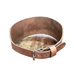 2022 ceinture d'haltérophilie personnalisée de haute qualité levier de levage de puissance en cuir ceinture de levier d'entraînement de gymnastique ceinture de peau de vache - Product Image 4