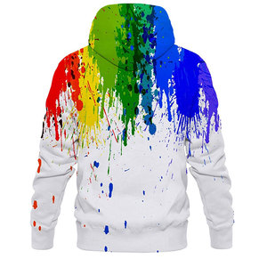 Hombres Sublimación Imprimir Pullover Super Sublimación Impresión Sudadera con capucha Pullover Sudaderas con capucha Hombres y mujeres - Product Image 5