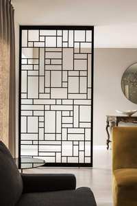 Cloison murale décorative en métal fini royal antique avec artisanat jali fin pour l'esthétique de la maison indienne traditionnelle - Product Image 5