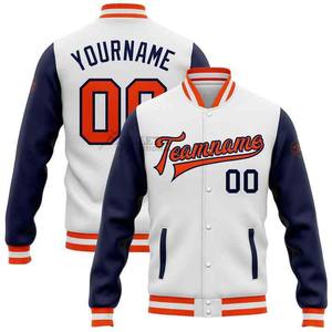 2024 hommes laine Varsity veste Stand manches longues à capuche Chenille broderie Letterman Design Street Wear pour Baseball hiver - Product Image 2