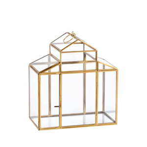 Vente chaude Design Rectangulaire Verre et Métal Porte-Lumière À La Main pour La Maison Jardin Décorations De Mariage - Product Image 4