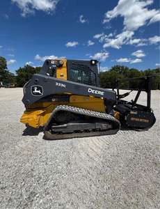 Livraison gratuite John D 333G Chargeuse sur chenilles forestière avec broyeur forestier, homologuée CE EPA - Product Image 6