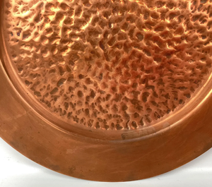 Bandeja de Cobre para Servir, Decorativa, Duradera, de Calidad, Apta para Alimentos, Pulida, Redonda, para Mesa de Cocina - Product Image 5