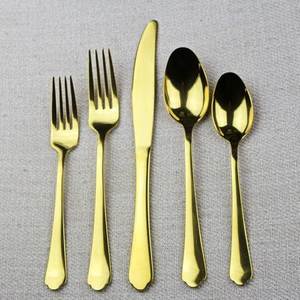 Elegante Juego de Cubiertos de Acero Inoxidable de Diseño Personalizado, Diseño Moderno y Real, Duradero, Apto para Lavavajillas, Ecológico, para Fiestas - Product Image 3