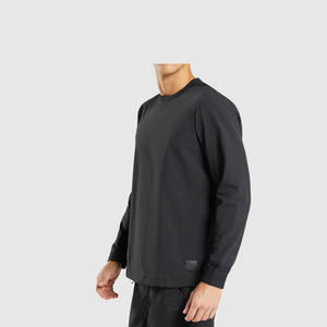 ชุดเสื้อยืดและกางเกงวิ่งแขนยาวของผู้ชายชุดออกกำลังกายระบายอากาศได้ดีสำหรับฤดูใบไม้ร่วง - Product Image 3