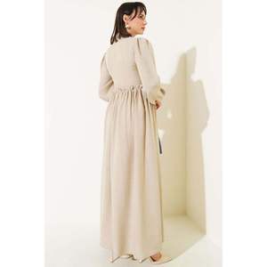 Tulle Flower Dress <b>Stone</b> - Product Image 2