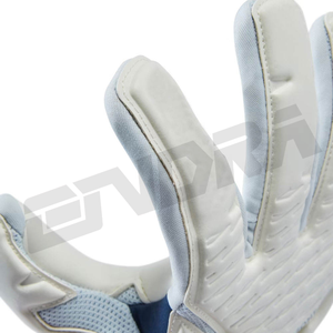 Bons gants de football gants de gardien de but adultes pour l'utilisation de match de football gants de gardien de but gris bleu avec une forte adhérence conception de paume durable - Product Image 3