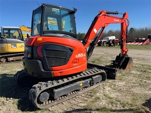 Excavatrice sur chenilles d'occasion japonaise de haute qualité 2022 Kubota U55-5 rentable avec d'excellentes performances - Product Image 2