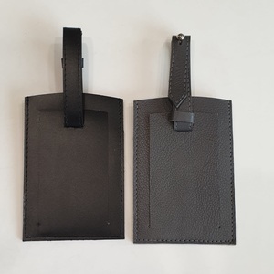 Adora แท็กกระเป๋าหนัง PU คุณภาพสูงทนทานออกแบบได้เองและโลโก้ขนาดกำหนดเองได้สีดำ - Product Image 1