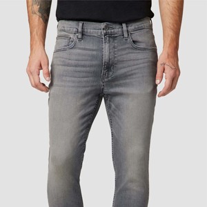 Jeans bleu sarcelle pour hommes à la mode Denim stretch à coupe droite pour tenues décontractées et décolorées - Product Image 5