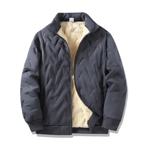 Abrigo de negocios informal grueso de invierno para hombre, chaqueta acolchada de algodón a prueba de viento cálida, ropa de abrigo térmica de lona para uso diario en el trabajo - Product Image 6