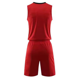 Camiseta de baloncesto para hombre con estampado de logotipo personalizado 2025, ropa deportiva juvenil transpirable de secado rápido, el mejor conjunto, nuevo diseño personalizado de baloncesto - Product Image 4