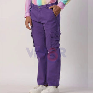 Qualité supérieure Look élégant pour hommes Pantalon Cargo Couleur unie Article tendance Vente sur le marché pour hommes Pantalon Cargo Service OEM - Product Image 2