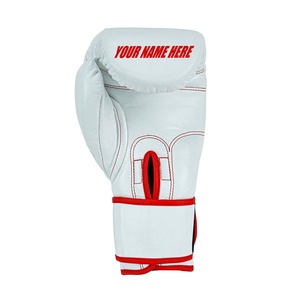 Guantes de boxeo personalizados de alta calidad para adultos 100% Equipo DE LUCHA auténtico-Disponible en tamaños de 6oz 12oz 16oz Kick Boxing Punching - Product Image 5