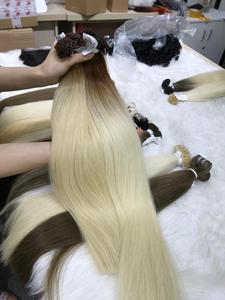 Vente en gros d'extensions de cheveux vietnamiennes à la kératine Remy de haute qualité cheveux raides naturels pour femmes machine à tisser les cheveux double - Product Image 5