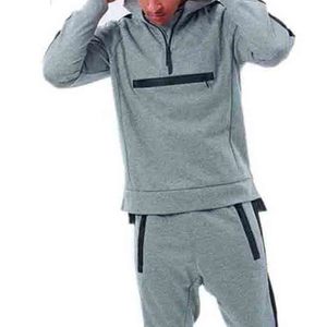 Conjunto Deportivo de Nailon para Hombre 2025 con Logotipo Personalizado, Chaqueta Cortavientos de Dos Piezas, Pantalones Deportivos de Poliéster, Conjuntos Cortavientos para la Temporada de Otoño - Product Image 5