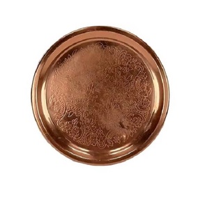 Prix de gros Plaque de charge en métal conçue Meilleure plaque de charge gravée Prix bon marché Vente rapide Plats et assiettes en métal - Product Image 1
