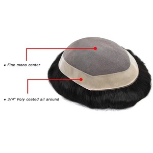 Fast Delivery <b>Men's</b> Dark Brown Short Synthetic <b>Hair</b> <b>Wig</b> with Side Part Natural Looking Silk Base Closure Full <b>Wig</b> - Product Image 5