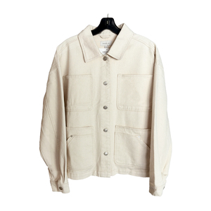 Venta al por mayor personalizable mejor aspecto blanco chaquetas de mezclilla para los hombres de talla grande abrigo cortavientos genuino para el uso al aire libre de invierno - Product Image 4