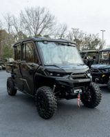 Can-Am Defender 4x4 UTV manuel noir avec cabine fermée, moteur 4 temps à essence, certifié CEE, véhicule utilitaire avec blocage de différentiel