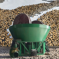 Broyeur à moulin humide 3-5 T/H pour minerai d'or avec moteur AC pour usine minière à petite échelle, haute récupération, Marque