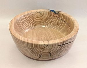 Bol à salade en résine époxy et bois à la mode Cadeau de Noël Vaisselle en bois de mangue Bol Salade en bois Snacks servant pour la vaisselle - Product Image 3