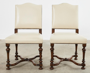 Silla de comedor de madera maciza de estilo francés antiguo Vintage de lujo moderno muebles tapizados reales para el hogar Bar Park Apartment - Product Image 2