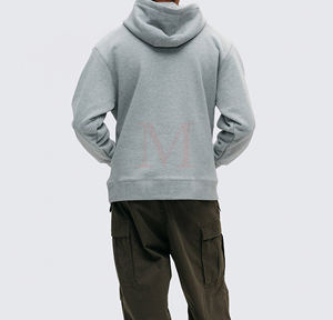 New Arrival Winter Oversized Pullover <b>Hoodie</b> 100% Cotton 400GSM Boxy Style Pocket Design All Colors Available <b>Plain</b> Dyed - Product Image 5