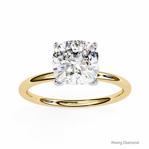 แหวนเพชรแบบโซลิแทร์สำหรับผู้หญิงของขวัญครบรอบปีที่ทำจากเพชรผ่านการเจียระไนในห้องปฏิบัติการ2.4 CT สำหรับผู้หญิง - Product Image 5