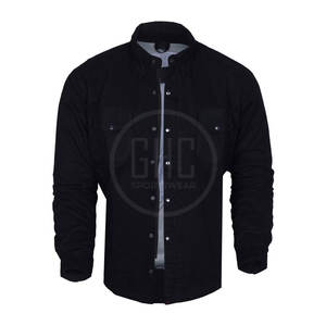 Camisa de franela de motocicleta para hombre de alta calidad directo de fábrica personalizado en blanco de talla grande transpirable algodón lana - Product Image 5