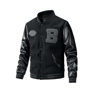 Paragon usine entièrement personnalisé patch chenille broderie laine baseball letterman blouson aviateur - Product Image 4