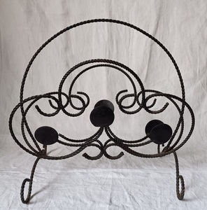 Porta Revistas de Metal Forjado, Tipo Vertical, Color Personalizado, Moderno, Ajustable, Multifuncional para Oficina en Casa - Product Image 4