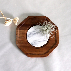 Planche à découper en bois et marbre gravée personnalisée de luxe, entreprise Exim, écologique, passe au lave-vaisselle, cuisine, maison, restaurant - Product Image 1