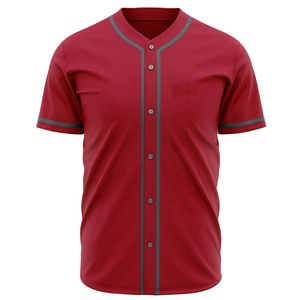 Respirant taille adulte américain conception vierge boutonné maillots de Baseball chemises pour hommes USA aigle tenues femmes maillot de Baseball - Product Image 1