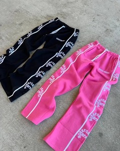 High Street Hip-hop rétro décontracté mode surdimensionné pantalons de survêtement hommes Y2k 2025 Harajuku Gothpunk Rock lâche lavé hommes pantalons - Product Image 2