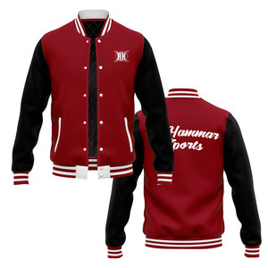 OEM personalizado Unisex Letterman Varsity chaqueta cómoda tela de lana pesada con mangas completas estilo bombardero para invierno primavera - Product Image 6