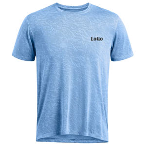 Camiseta Unisex de Lujo, Tejida en Algodón Grueso, Transpirable, de Secado Rápido, Cuello Redondo, Hombros Caídos, Tallas Grandes, Directo de Fábrica OEM - Product Image 4