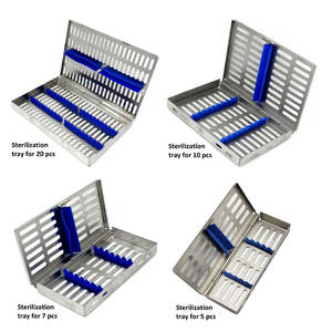 Lot de 4 instruments chirurgicaux allemands assortis kit de cassette de stérilisation en autoclave de haute qualité qualité allemande - Product Image 1