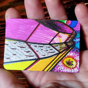 Contemporary Abstract Elevator <b>Pattern</b> #9 <b>Paper</b> Design Down or up the Elevator Artwork - Product Image 2