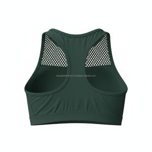 Soutien-gorge de yoga sans couture pour femme, maintien moyen, haut court de sport rembourré, soutien-gorge de sport athlétique - Product Image 3