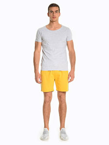 Logo personnalisé Short de course décontracté pour hommes avec doublure de compression Short d'entraînement de gymnastique en toile avec poche Service OEM - Product Image 3