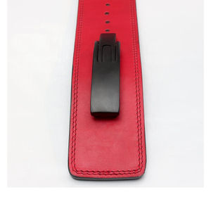 2023 unisexe personnalisé peau de vache Powerlifting levier ceintures musculation entraînement taille Fitness ceintures pour haltérophilie de haute qualité - Product Image 2