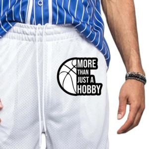 Pantalones cortos de baloncesto personalizados Pantalones cortos deportivos de malla de secado rápido para hombres de algodón y poliéster cómodos - Product Image 6