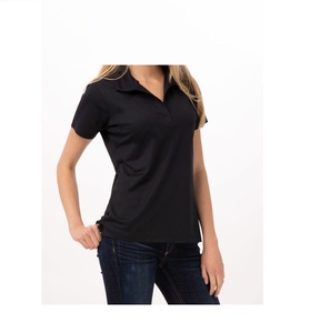 Camisetas Polo blancas lisas para mujer, camisetas polo de tenis de golf de algodón de poliéster de alta calidad con logotipo bordado personalizado - Product Image 6