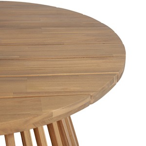 Mesa de Centro Redonda de Aluminio Portátil Moderna de Estilo Rústico Contemporáneo para Sala de Estar, Dormitorio, Decoración del Hogar - Product Image 2