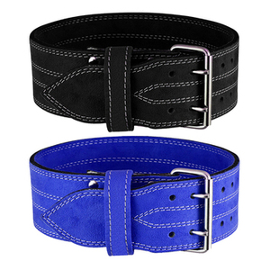 เข็มขัดยกน้ำหนักหนังวัวแบบตรงสำหรับงานหนักเข็มขัดยกน้ำหนักแบบกันลื่นเข็มขัดด้านหลังใช้ได้ทั้งชายและหญิงออกแบบโลโก้ได้ตามที่ต้องการ - Product Image 6