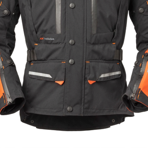 Veste de moto pour homme, veste de moto 100% imperméable, textile Cordura, manteau et veste noirs - Product Image 5