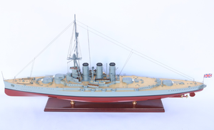 Gia Nhien diseño personalizado del fabricante HMS TIGER (1913) Modelo de barco de madera artesanía de alta calidad tallada Vietnam Metal náutico - Product Image 6